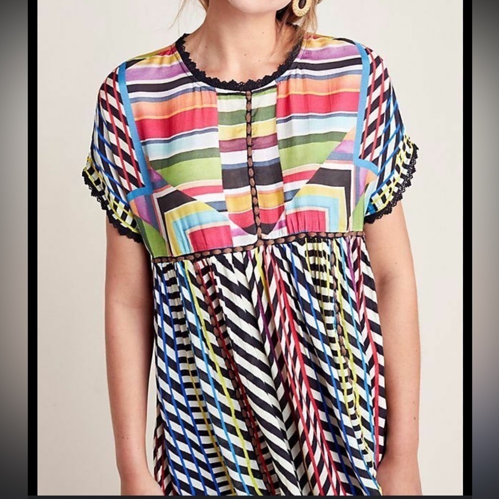 Anthropologie Conditions Apply Kynsa Tunic Sz S